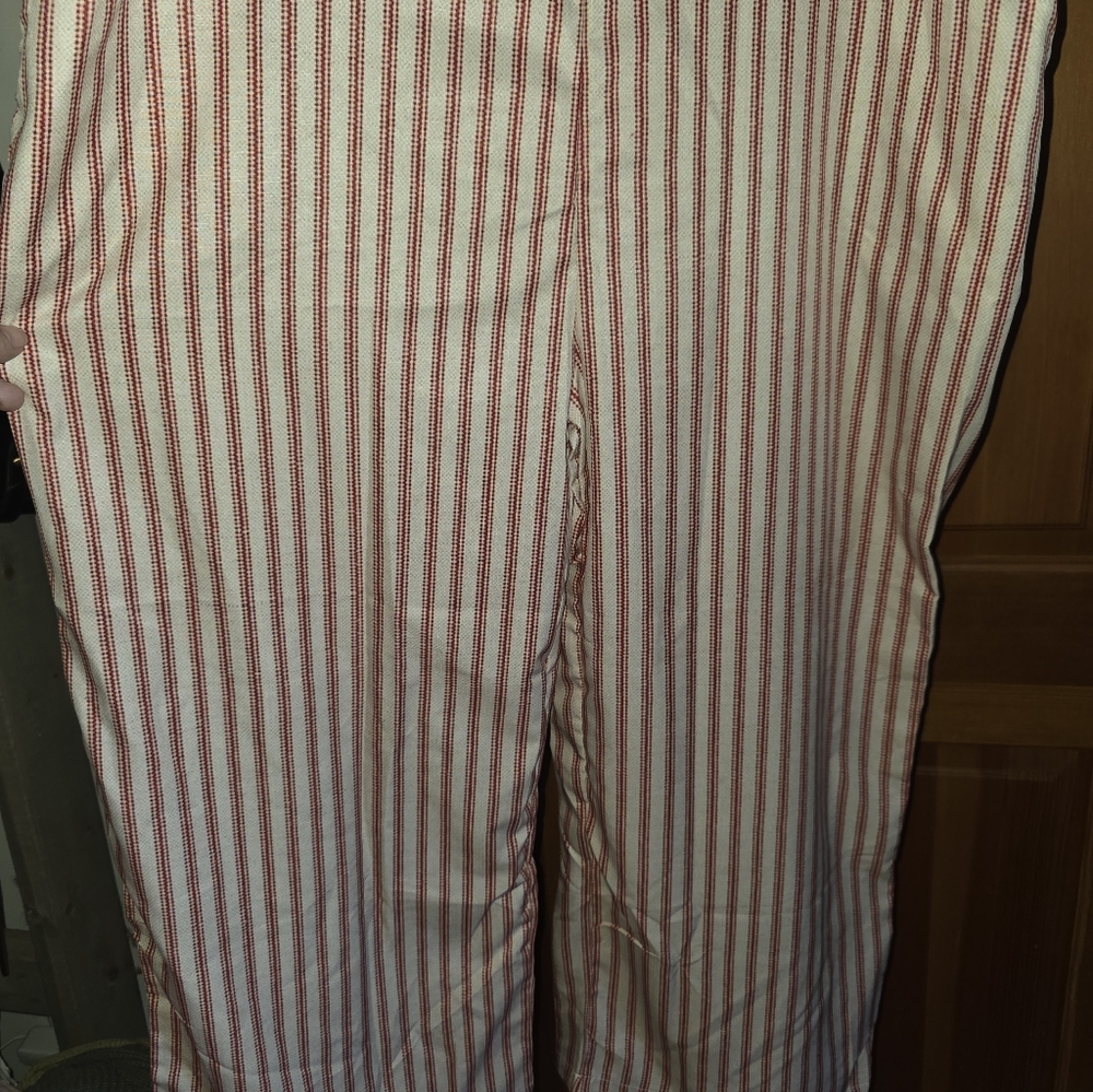 Red And Cream Unbranded Striped Romper Jumpsuit Size XL - Picture 4 of 11